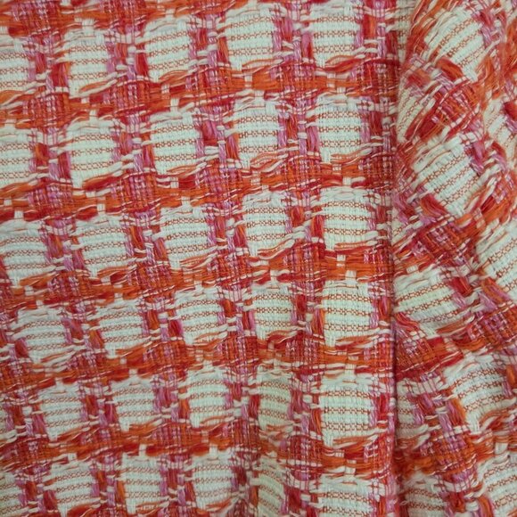 Brooks Brothers Cropped Cotton Tweed 3/4 Sleeve Lady Jacket ASO TV Size 6 - Picture 5 of 8